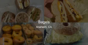 Bagels in Anaheim, CA Photo
