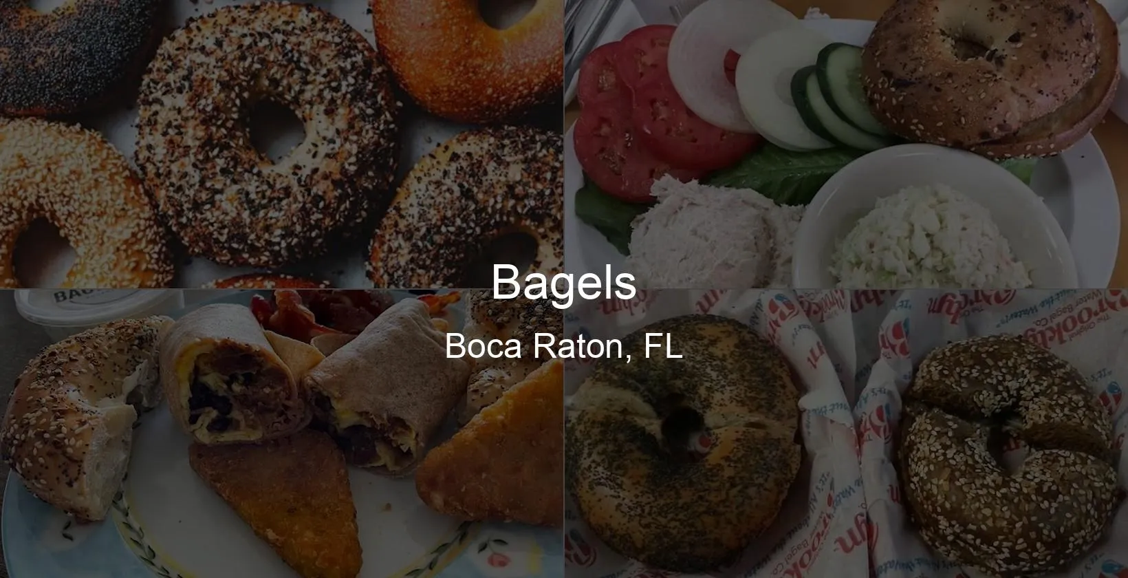 Bagels in Boca Raton, FL Photo