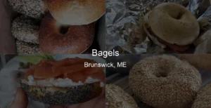 Bagels in Brunswick, ME Photo