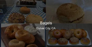 Bagels in Culver City, CA Photo