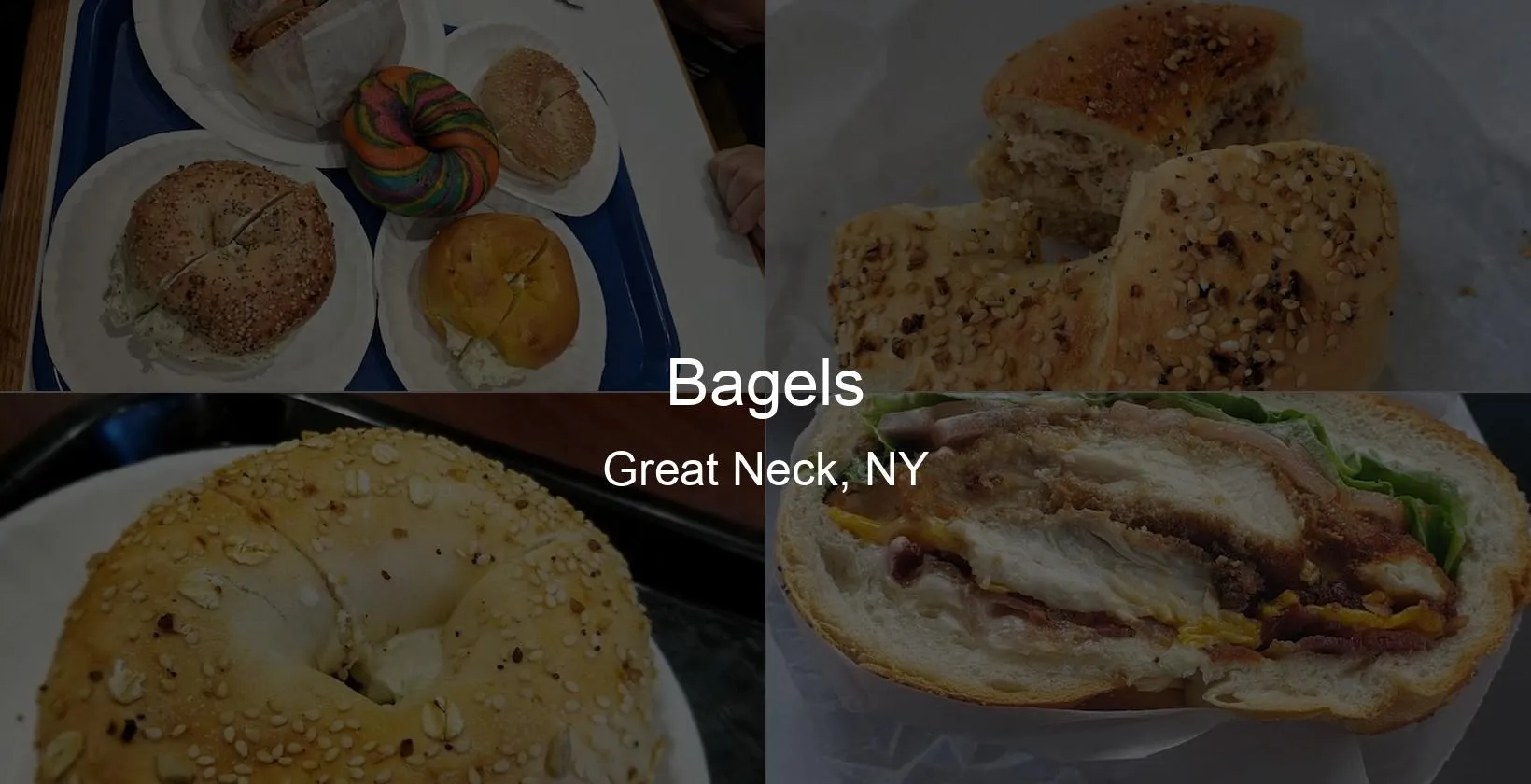 Bagels in Great Neck, NY Photo