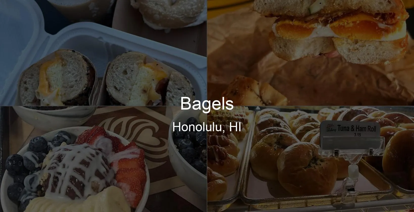 Bagels in Honolulu, HI Photo