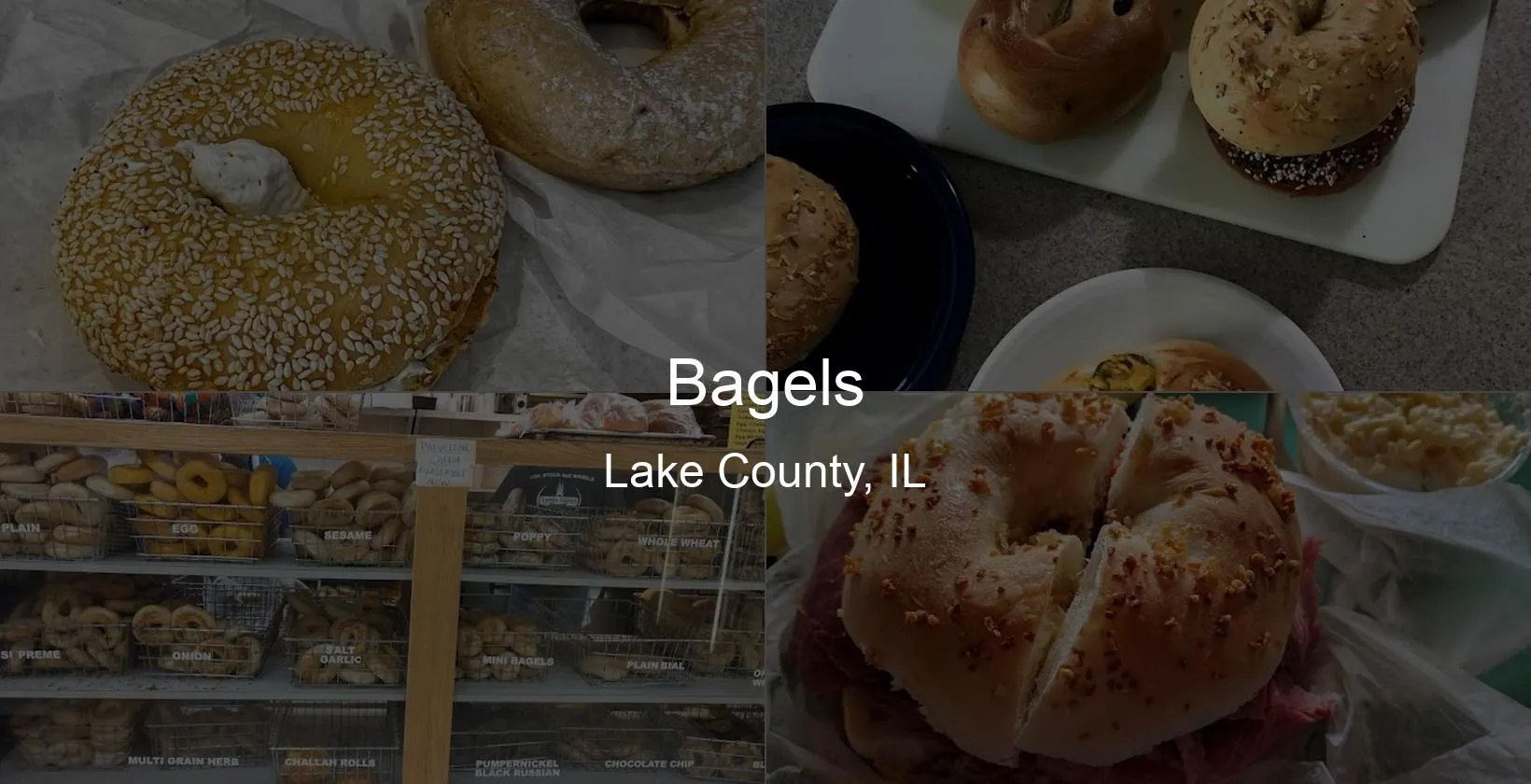 Bagels in Lake County, IL Photo