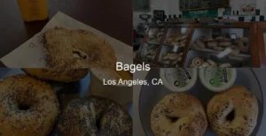 Bagels in Los Angeles, CA Photo