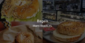 Bagels in Miami Beach, FL Photo