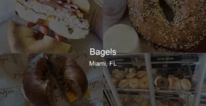 Bagels in Miami, FL Photo