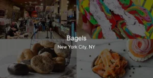 Photo of Bagels in New York City, NY