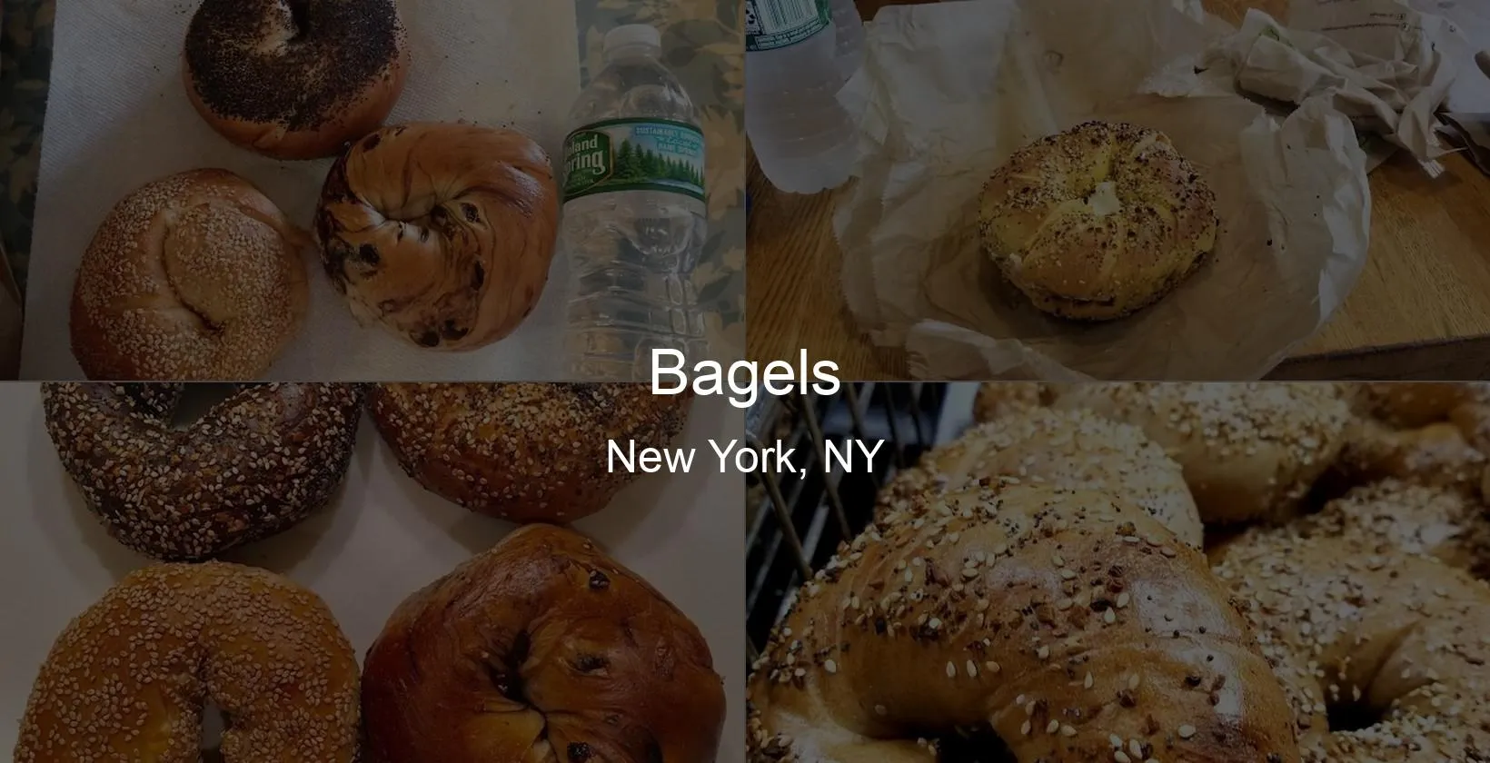 Bagels in New York, NY Photo