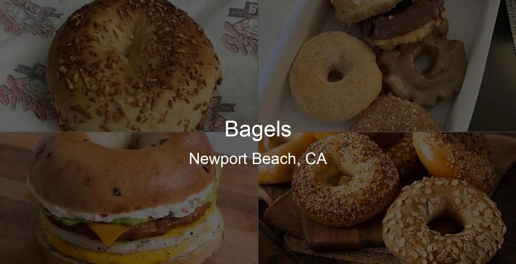 Bagels in Newport Beach, CA Photo