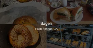 Bagels in Palm Springs, CA Photo