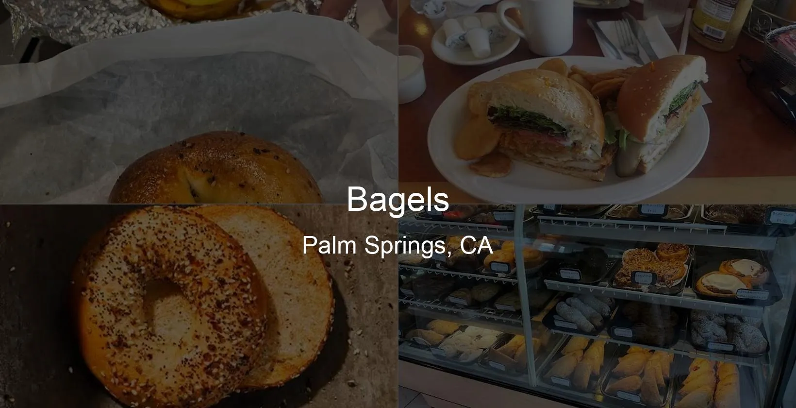 Bagels in Palm Springs, CA Photo