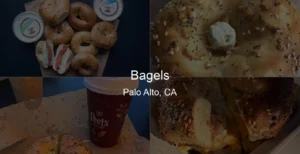 Bagels in Palo Alto, CA Photo