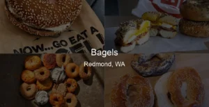 Bagels in Redmond, WA Photo