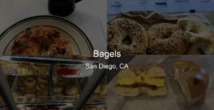 Bagels in San Diego, CA Photo