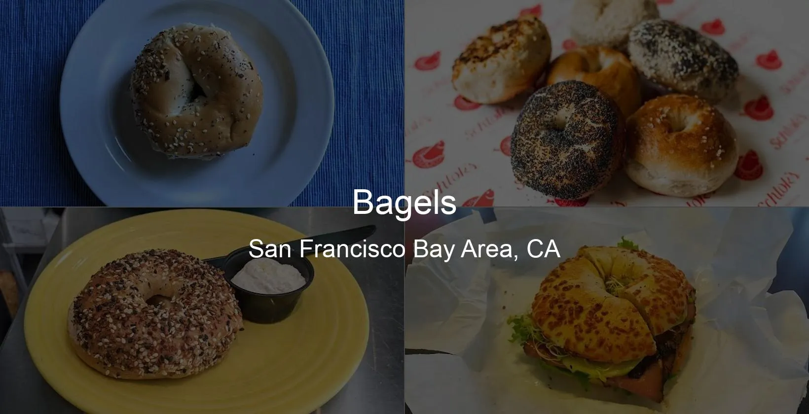 Bagels in San Francisco Bay Area, CA Photo