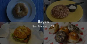 Bagels in San Francisco, CA Photo