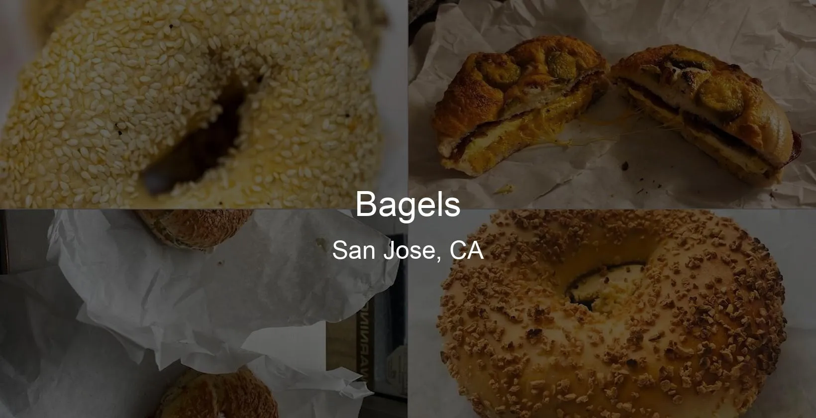 Bagels in San Jose, CA Photo