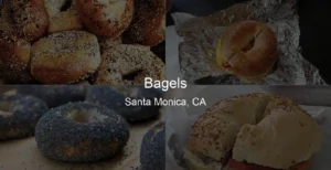 Bagels in Santa Monica, CA Photo