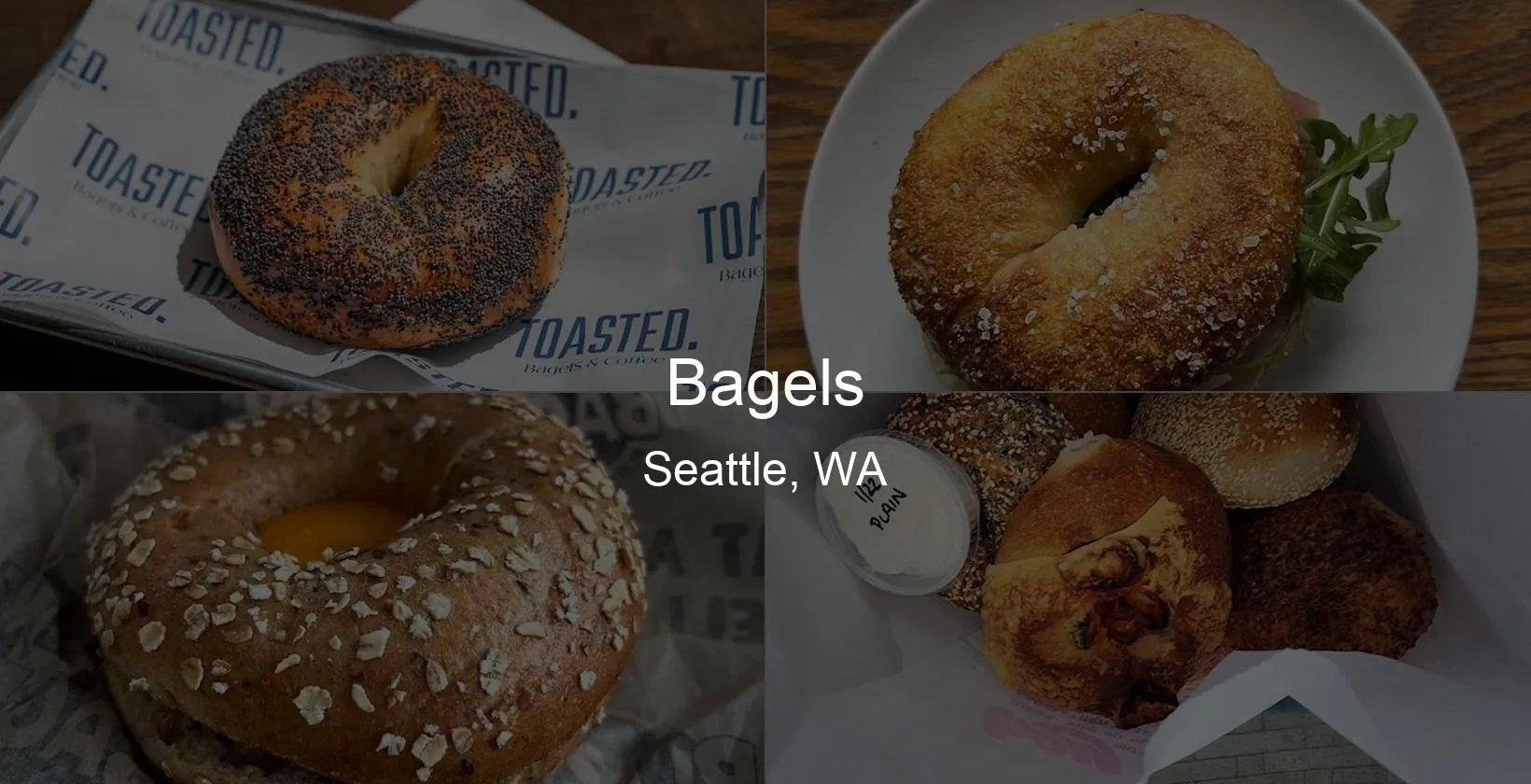 Bagels in Seattle, WA Photo