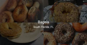 Bagels in South Florida, FL Photo