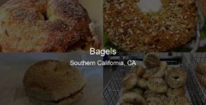 Bagels in Southern California, CA Photo