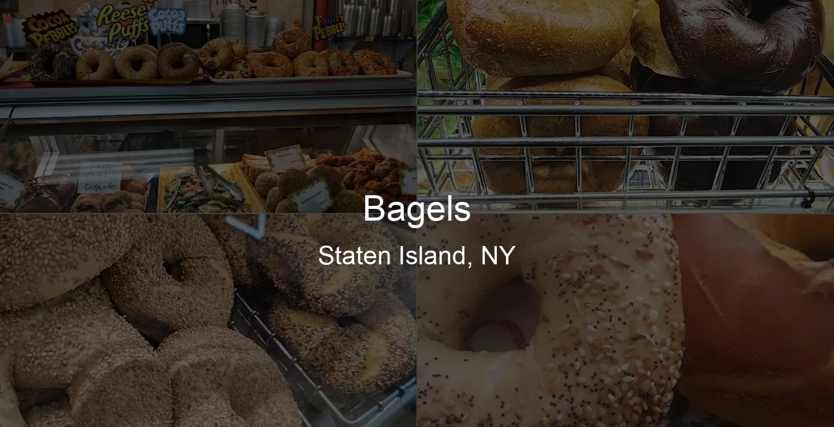 Bagels in Staten Island, NY Photo