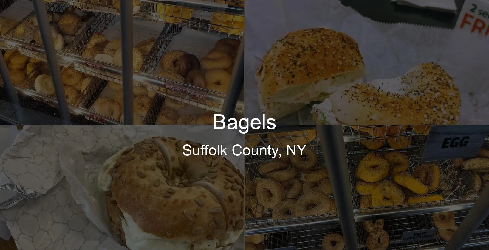 Bagels in Suffolk County, NY Photo