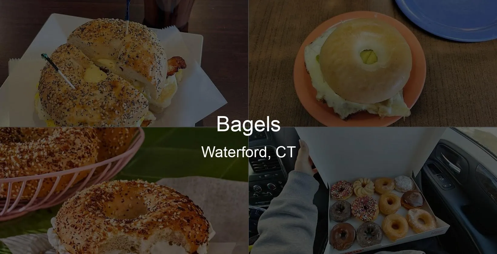 Bagels in Waterford, CT Photo