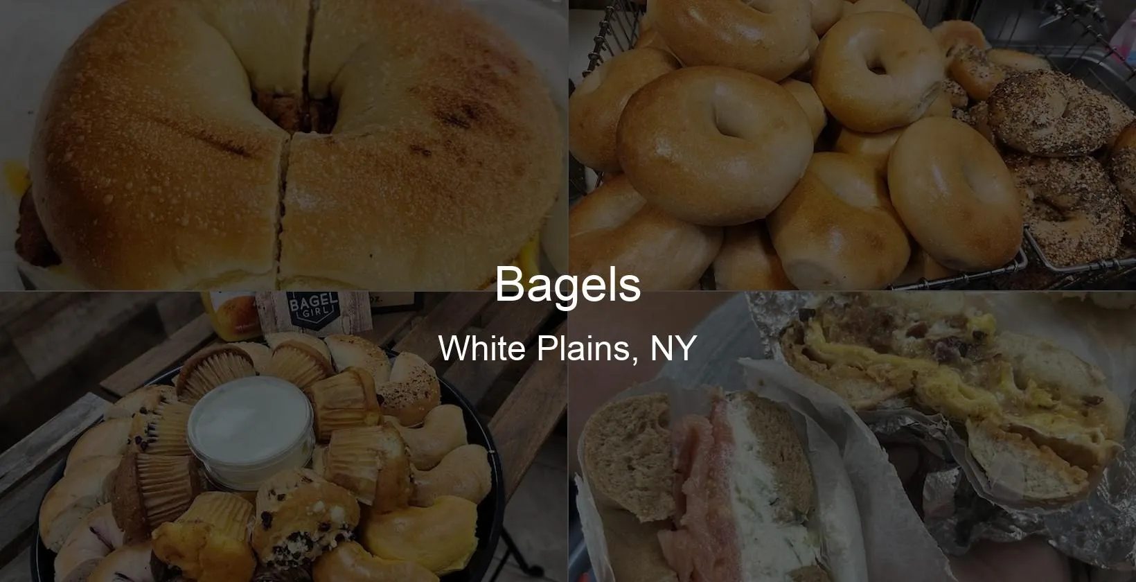 Bagels in White Plains, NY Photo