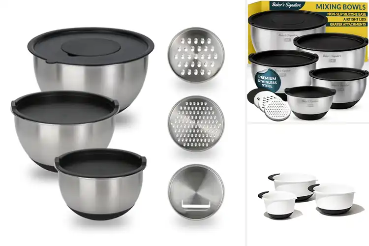 Detailed view of Best 5Qt Mixing Bowls Set