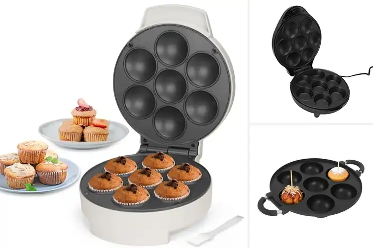 Detailed view of Best 7 Hole Cupcake Maker Versatility