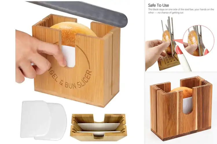 Detailed view of 10 Best Adjustable Bagel Slicers for Effortless Cuts
