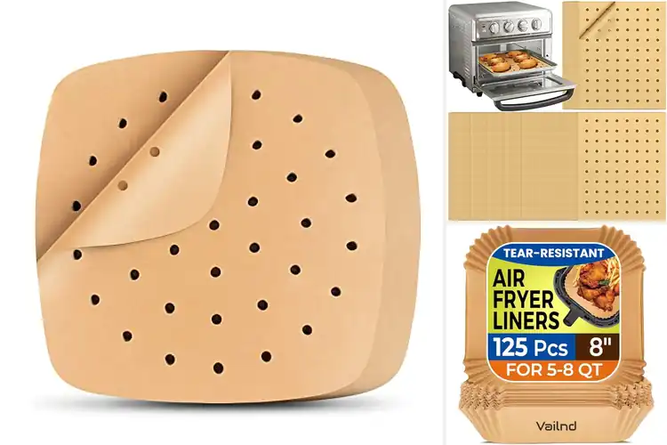 Detailed view of Best Air Fryer Parchment Sheets
