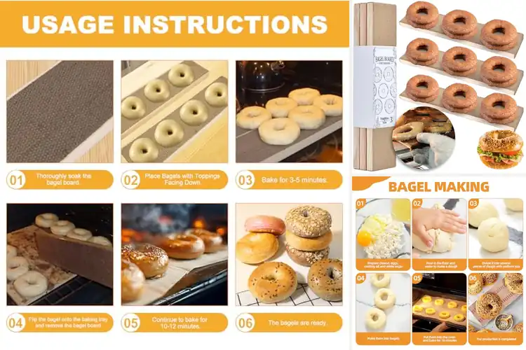 Detailed view of 10 Best Bagel Baking Boards for Perfect Crisp & Chew
