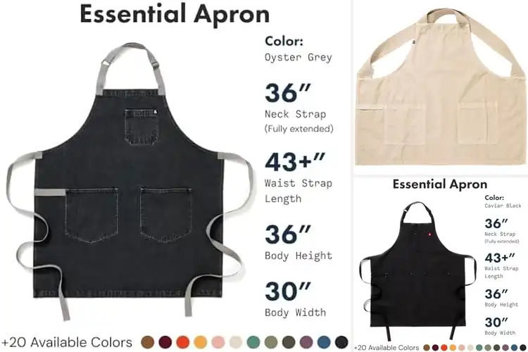 Detailed view of 10 Best Bagel Chef Aprons for Clean, Easy Baking