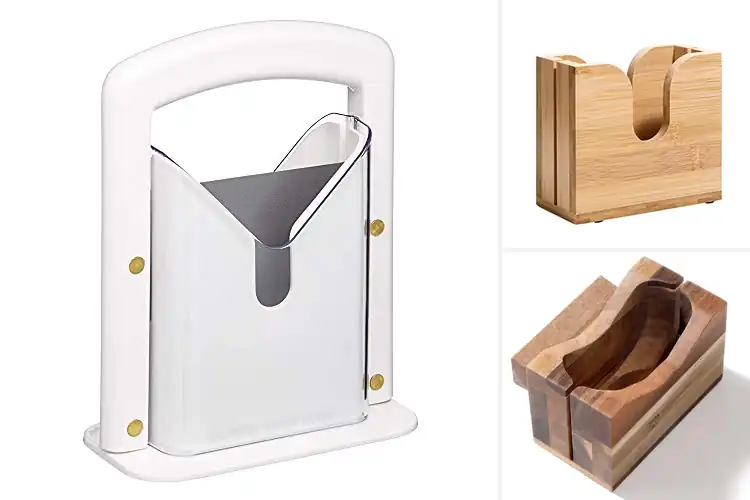 Detailed view of 10 Best Bagel Holder Slicers: Quick & Safe Breakfast Prep