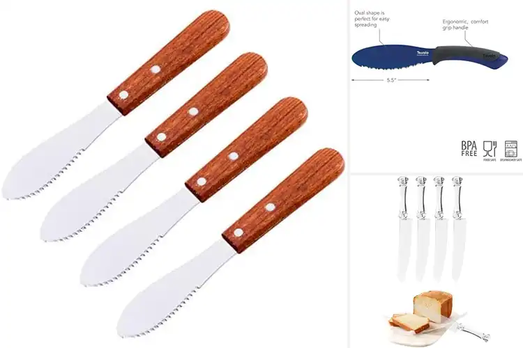 Detailed view of 10 Best Bagel Serving Knives for Perfect Slicing & Spreading