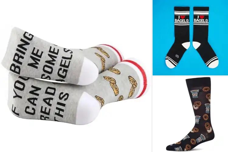 Detailed view of 10 Best Bagel Socks for Comfort and Fun Style