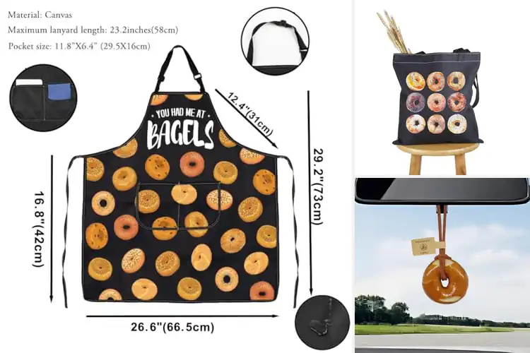 Detailed view of 10 Best Bagel Themed Accessories: Elevate Your Kit