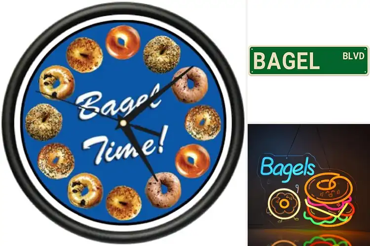 Detailed view of 10 Best Bagel Wall Signs to Warm Up Your Space