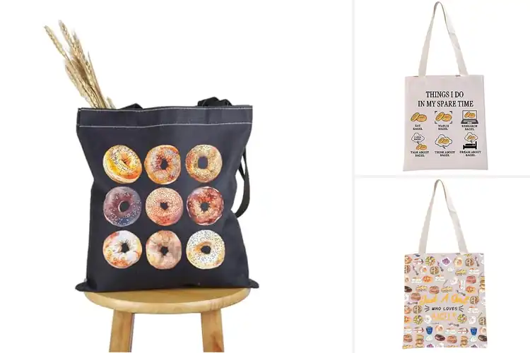 Detailed view of 10 Best Bagels Canvas Bags: Stylish, Durable, and Spacious