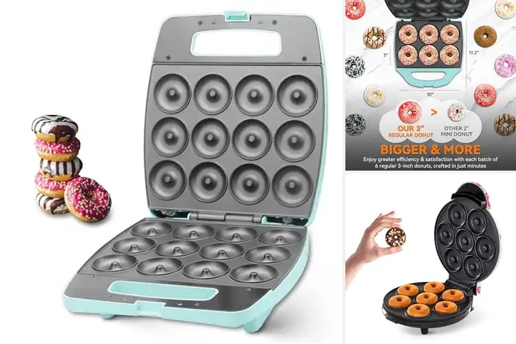 Detailed view of 10 Best Baker’s Friend Mini Donut Maker