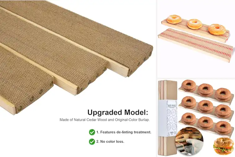 Detailed view of 7 Best Burlap Bagel Boards for Perfect Bakery Results