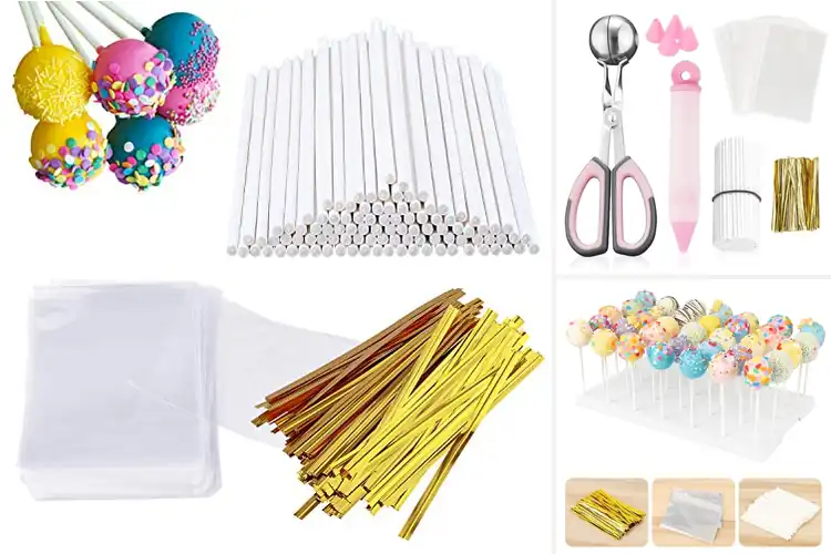 Detailed view of 10 Best Cake Pop Sticks Included