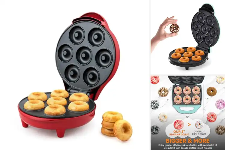 Detailed view of 10 Best Compact Donut Maker Upright Storage for Easy Treats