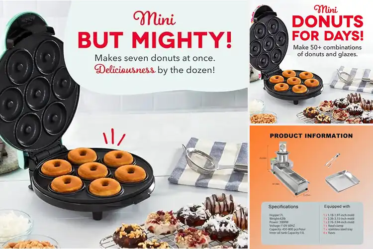 Detailed view of 10 Best Dessert Donut Machines for Fast Sweet Treats