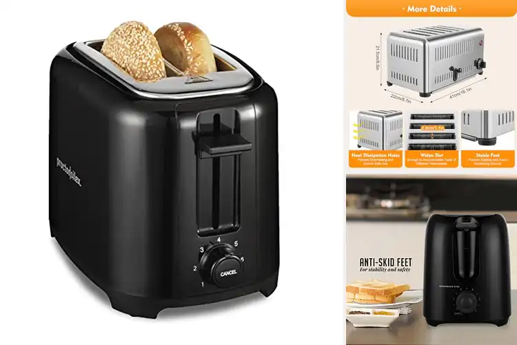 Detailed view of 10 Best Dessert Toasters: Quick Warm Donuts & Crispy Waffles