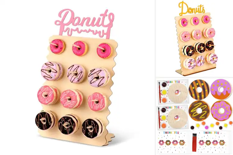 Detailed view of 7 Best DIY Donut Station For Parties
