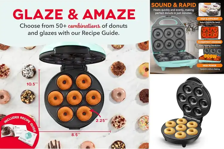 Detailed view of 10 Best Donut Makers For Home: Bake Fun Treats Easily
