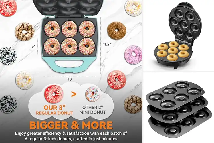 Detailed view of 10 Best Donut Makers for Quick Baking: Perfect Snacks in Minutes